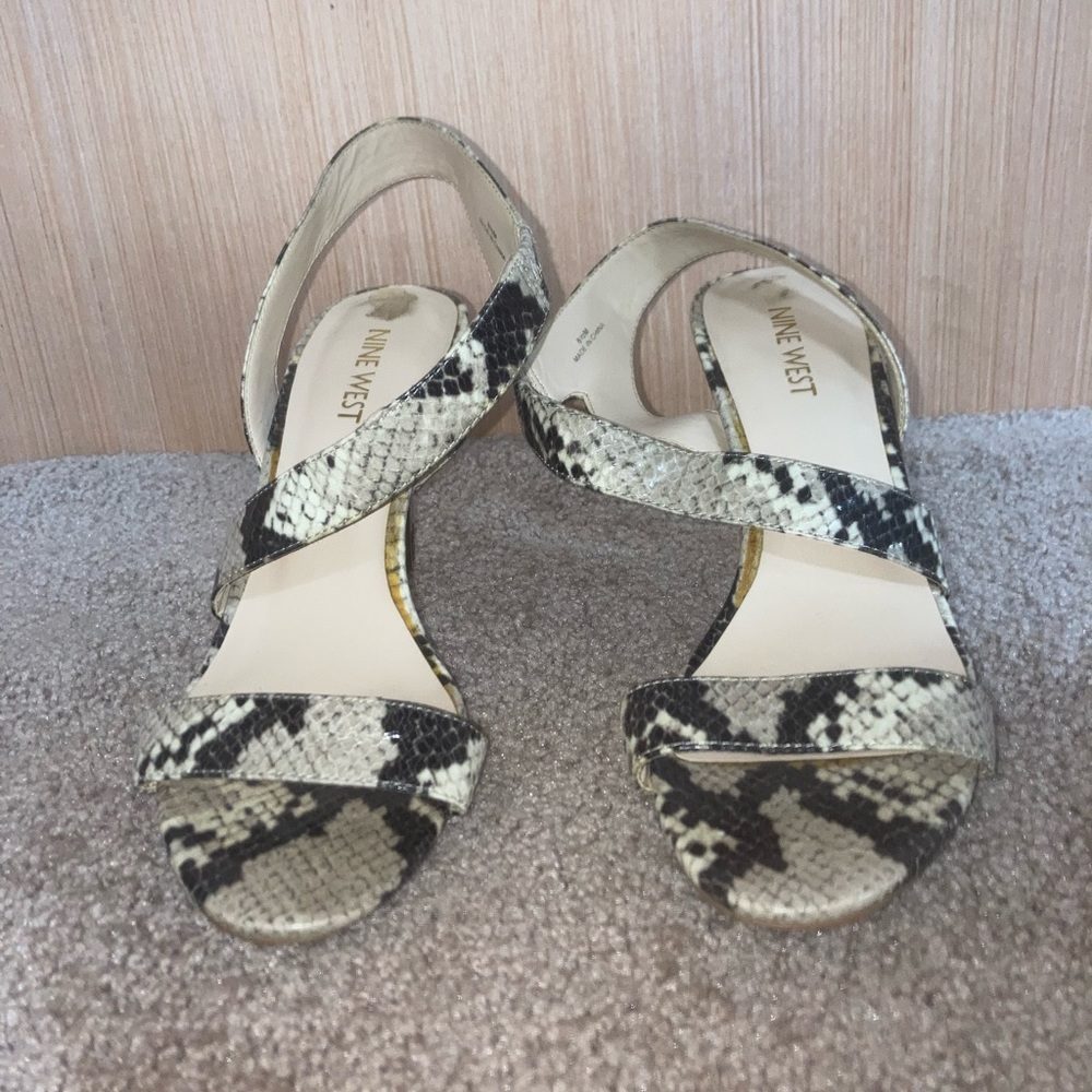 Nine West Snake Skin High Heels
